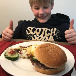 Nieuw: wild hamburgers indische kruiden (175 gram)